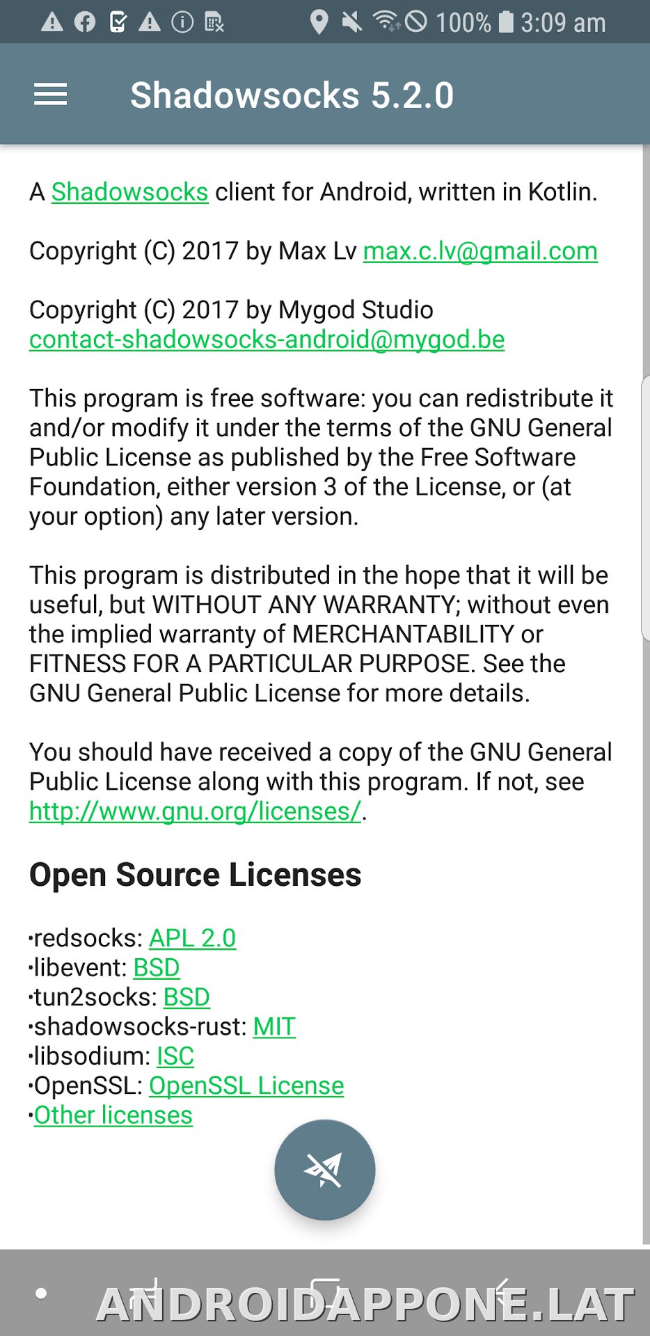 Shadowsocks скриншот 1