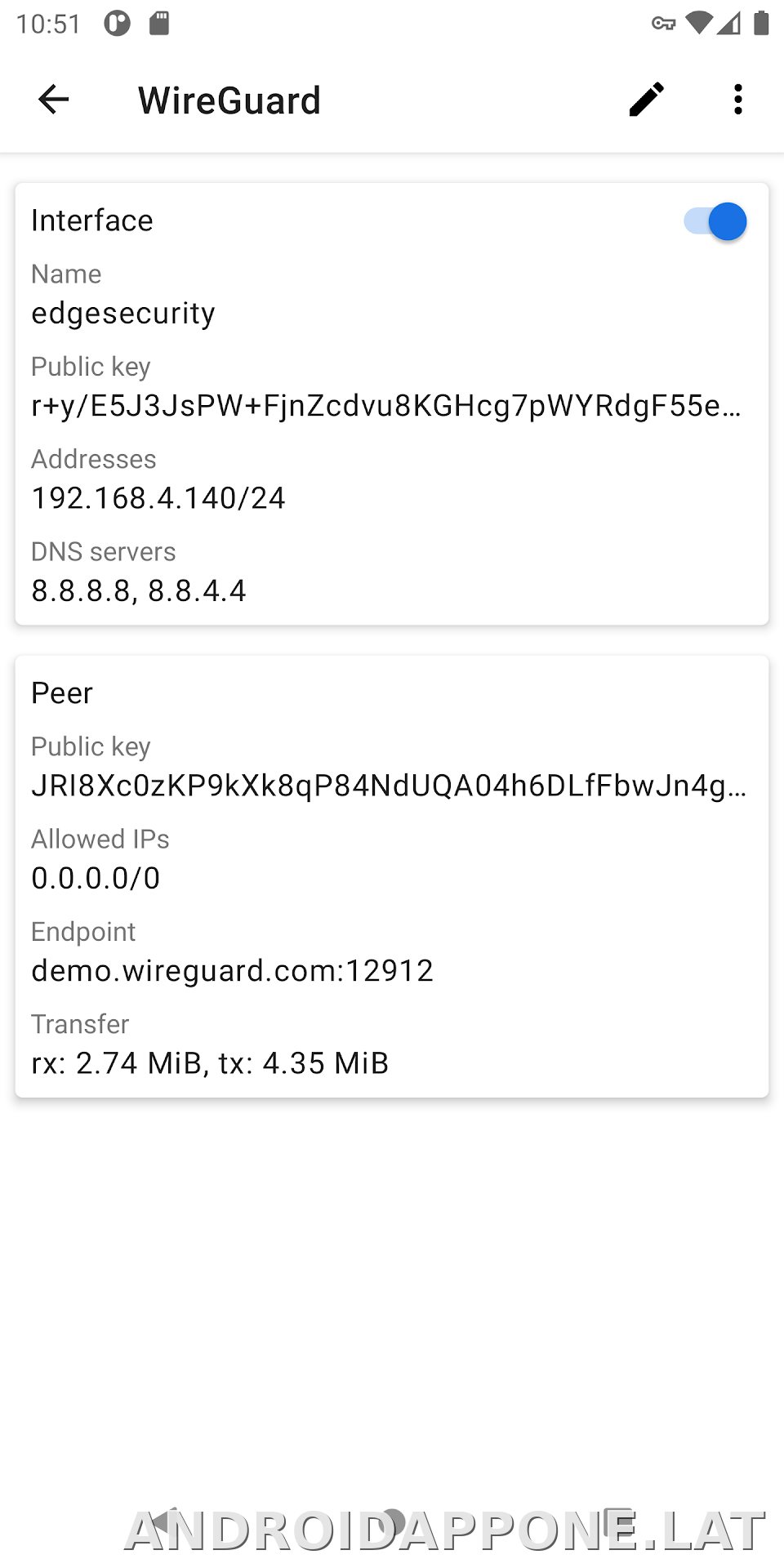 WireGuard скриншот 2